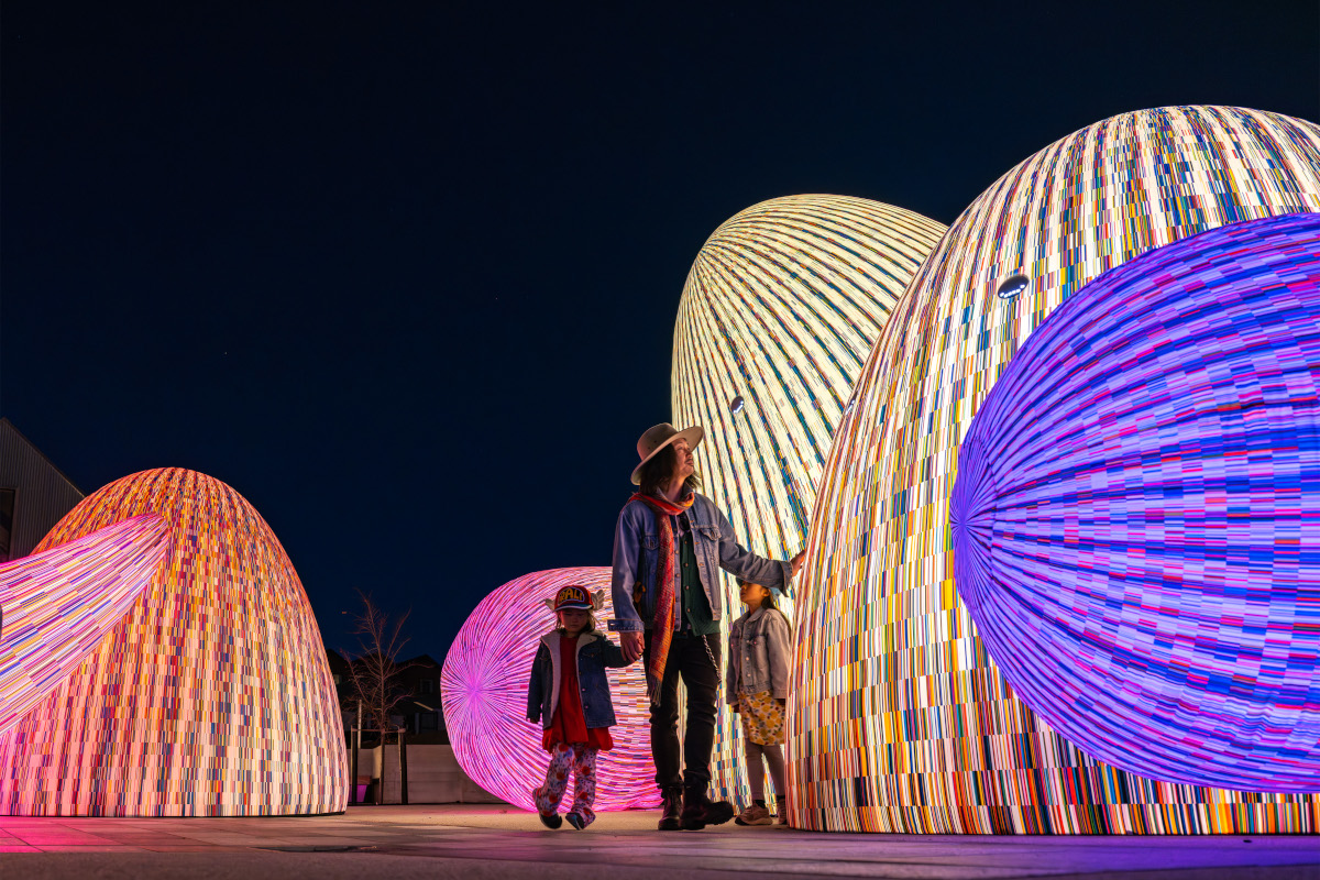 Bild Klanglicht "Whispering Mountains" by ENESS (c) Julian Apse